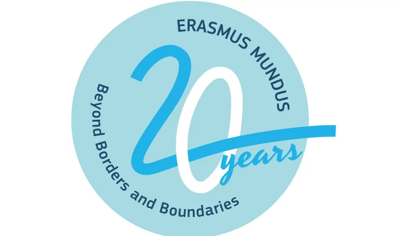 Erasmus Mundus twintigjarig jubileumlogo